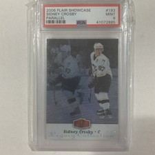 Sidney Crosby 2006-07 Flair Showcase Parallel #193 57/100 PSA 9 MINT Penguins