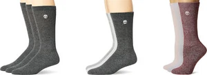Timberland Women's Ribbed Full Cushion Boot Socks (3 Pairs) - Picture 1 of 10