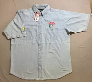 NASCAR Jeff Gordon #24 DuPont Chase Authentics Chambray Shirt XL Short Sleeve. - Picture 1 of 12