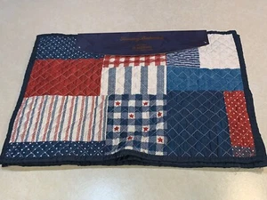 Tommy Bahama 4th of July Patriotic Patchwork Quilted Placemats Set of 4 - Picture 1 of 4