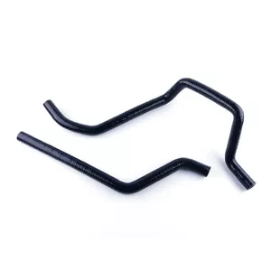 Fit 2002-2008 Yamaha Grizzly 660 YFM660 4X4 Silicone Radiator Coolant Hose Black - Picture 1 of 7