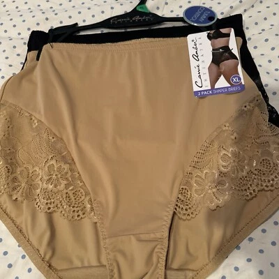 Set of 2 Carrie Amber Intimates Women's SHAPER BRIEFS PANTIES Size XL - Image 1 of 4