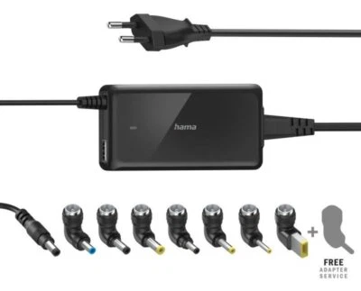 Hama Notebook Netzteil 65W 19V +8 Adapter Laptop Ladegerät Samsung Acer Asus 607 - Bild 1 von 3