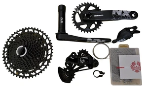 SRAM Groupset NX Eagle 12 velocidades 170 mm MTB Boost Cassette RD palanca de cambios cadena de manivela - Imagen 1 de 13