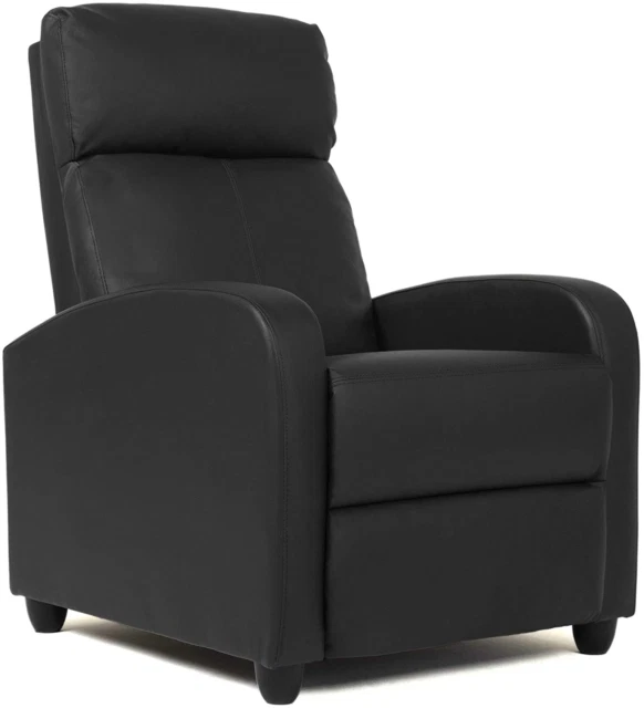 FDW SRC-7087 Modern Home Theater Recliner Chair - Black