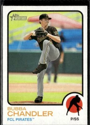 2022 Topps Heritage Minor League #69 Bubba Chandler - Image 1 of 2