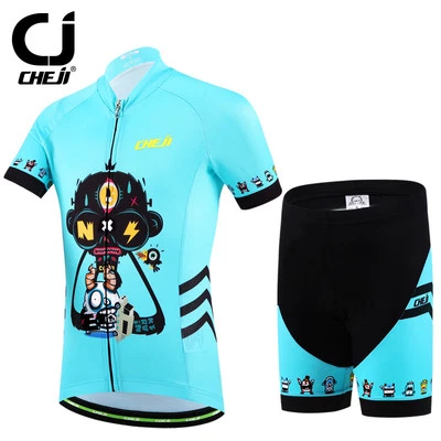 Детская велосипедная майка и шорты CHEJI комплект детской велосипедной одежды короткий комплект - Изображение 1 из 4