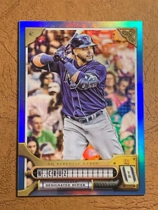 NELSON CRUZ 2022 Topps Gypsy Queen cromo refractor azul SN 98/99 - Imagen 1 de 2