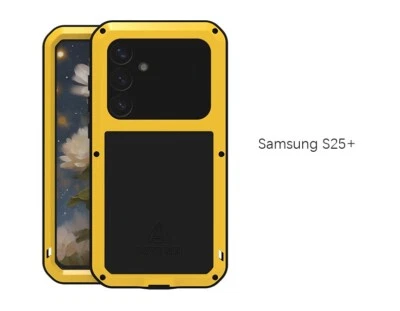 LOVE MEI Shockproof Rugged Metal Armor Case For Samsung S25 Ultra S24 S23 FE S22 - Image 1 of 4