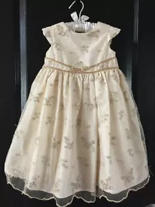 Marmellata Toddler Girls Ivory Fancy Dress 2T - Picture 1 of 2