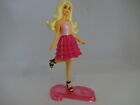 Sammelfigur ² Barbie mit rosa Rock & lila Shirt - 110 mm groß