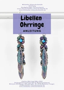 Anleitung (gedruckt Deutsch) Ohrringe aus Dagger Glas Perlen DIY für Anhänger - Bild 1 von 10