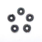 5pcs/Set Black Gold Finger Massage Ring Acupuncture Ring Therapy Relax Hand