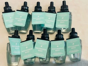 10 X Bath Body Works Mediterranean Waves ๐ Wallflower Bulb Refills Diffuser New - Picture 1 of 2