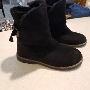 Birkenstock Uppsala Lammfell Wetterfest Schwarz Wildleder Damen EU 37 US 6,5 - Bild 1 von 6