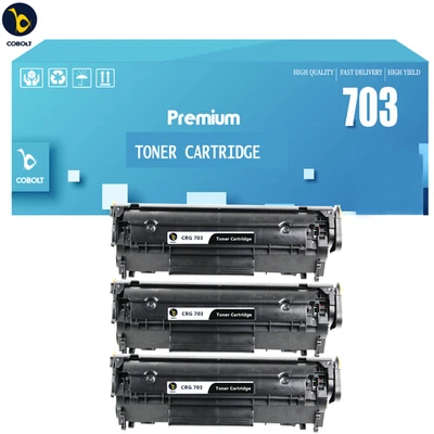 3 toner neri sostituiscono Canon 703 adatti per Canon LBP-2900 LBP-2900B LBP-2900i - Immagine 1 di 4
