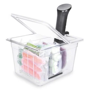 12 Qt Sous Vide Container with Hinged Lid Rack for Anova Instant Pot - Picture 1 of 7