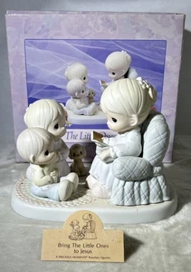 Precious Moments Bring The Little Ones To Jesus Porcelain Figurine 1991 Enesco - Picture 1 of 17