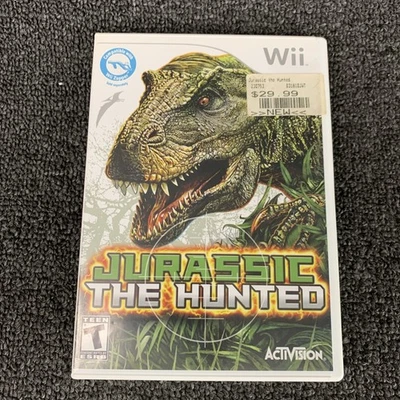Jurassic: The Hunted (Nintendo Wii, 2009) Complete In Box Cib Manual - Image 1 of 4