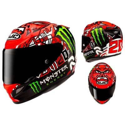 HJC RPHA 12 Quartararo Replica II MC1- Motorrad Helm Integralhelm - Bild 1 von 4