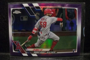 JO ADELL 2021 Topps Chrome Update Purple Refractor #USC40 RC Angels - Picture 1 of 1