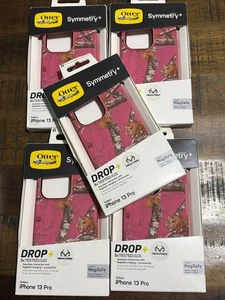 Funda Teléfono Otter Box iPhone 13 Pro Rosa Camuflada Realtree Simetría MagSafe Nueva... - Imagen 1 de 8