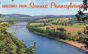 BEV,GREETINGS FROM SCENIC PA,PENNSYLVANIA - Picture 1 of 2