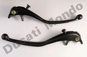 Front brake clutch lever pair Ducati 749 848 999 1098 1198 MTS 1200 1260 Diavel - Picture 1 of 2