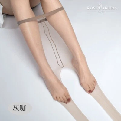 Medias Rose Sakura ultrafinas sedosas ultra transparentes pantimedias 0 denier #0825 Foto 1 de 4