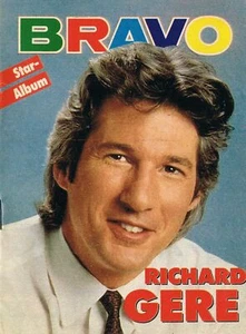 BRAVO STAR ALBUM 80's Vintage GERMAN MOVIE MAGAZINE cover RICHARD GERE - Picture 1 of 1