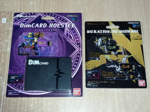 **Digimon Vital Bracelet Dim Card Dynasty Evil Mad Black Roar Holster Set Cover