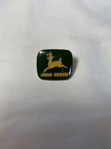 John Deere - Green & Gold Enamel Lapel or Hat Pin - Picture 1 of 4