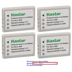 Kastar Replacement Battery for Voigtlander Virtus D6 Virtus D600 Virtus S6 - Picture 1 of 7