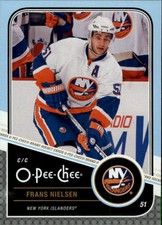 2011-12 O-Pee-Chee Islanders Hockey Card #493 Frans Nielsen