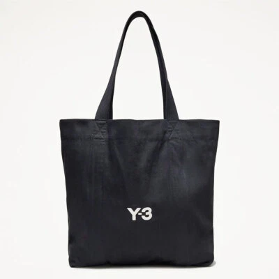 New Adidas Y-3 CANVAS TOTE BAG JJ3957 BLACK UNISEX TOTE TAKSE - Image 1 of 4