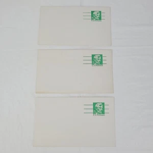 Postal Stationery UX55 Post Card Abraham Lincoln 1968 UNUSED Lot Of 3 - Picture 1 of 8