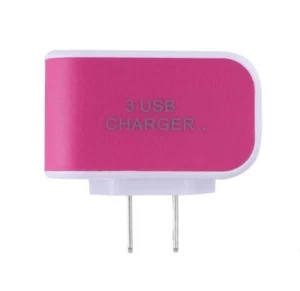 3 USB PORT 5V-3.1A A/C WALL CHARGER adapter power FOR apple iPhone X 8 7 6 5 4 - Picture 1 of 17