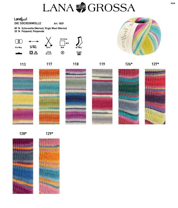 Lana Grossa Landlust die Sockenwolle – Strapazierfähiges Sockengarn - Bild 1 von 3