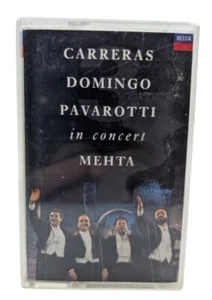 Carreras Domingo Pavarotti In Concert - Audio Tape Cassette - Picture 1 of 2