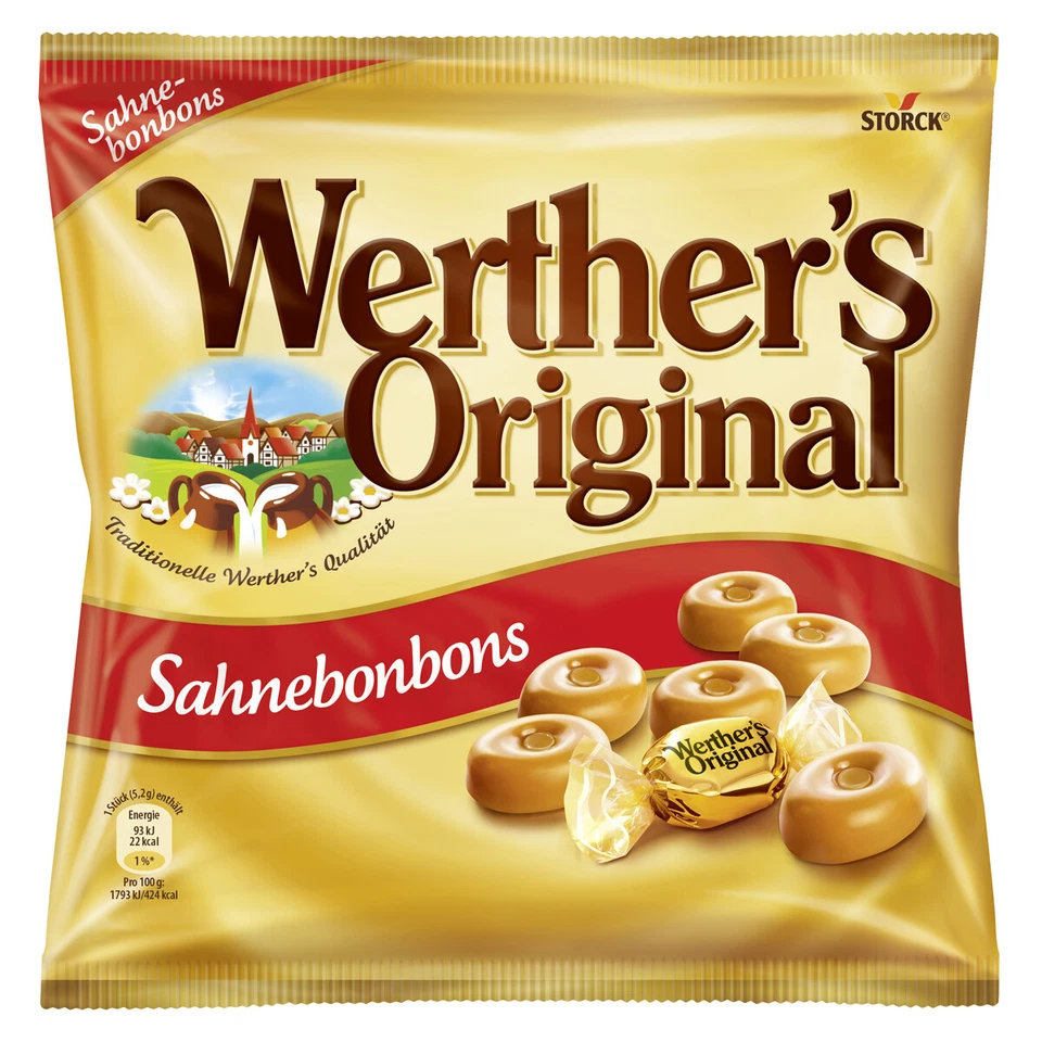 BONBONS Storck Werthers Classico Originale di Burro e Panna 120g
