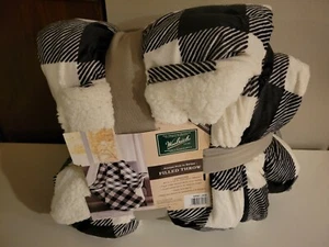 Woolrich Oversized Faux Mink To Cozy Berber Down Alternative Filled Throw New - Picture 1 of 12