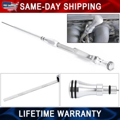 Varilla de medición de aceite flexible de acero inoxidable para 80-82 Checker Marathon V8 4,4/5,0 L Foto 1 de 4