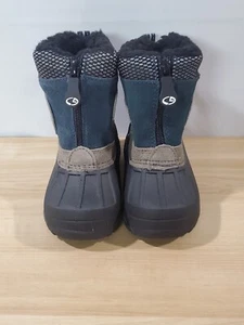 Champion C9 Fleece Lined Snow/Rain Boots Green/Gray Boys/Girl/ Kids Sz 6 NWOT - Picture 1 of 8
