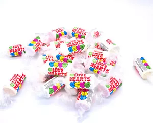 Swizzels Mini Love Heart Sweets Wedding Favours Retro Party Bag Valentines Candy - Picture 1 of 1