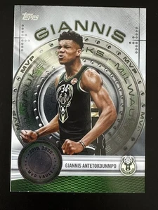 2025/26 Topps GIANNIS ANTETOKOUNMPO MVP Vault MVP-3 BUCKS - Picture 1 of 2