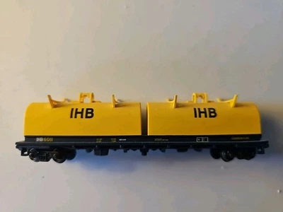 Atlas N  48' Cushion Coil Car Early Type IHB With Removable Hoods.  - Image 1 of 3