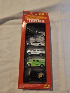 1999 Maisto Tonka Emergency Response 5 Car Set New Old Stock 1:64 Hot Wheels  - Picture 1 of 2