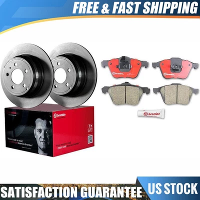 Juego de 6 rotores y pastillas de freno de disco delanteros Brembo para Volvo XC90 4,4 L 3,2 L Foto 1 de 4