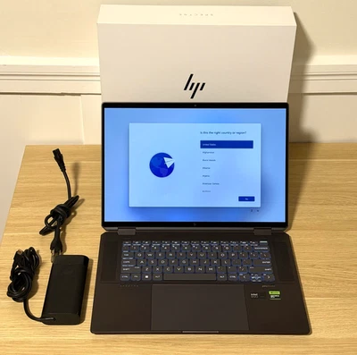 HP Spectre x360 16" 2.8K OLED Touch Intel Ultra 7-155H 32GB RAM 1TB SSD RTX 4050 - Image 1 of 4