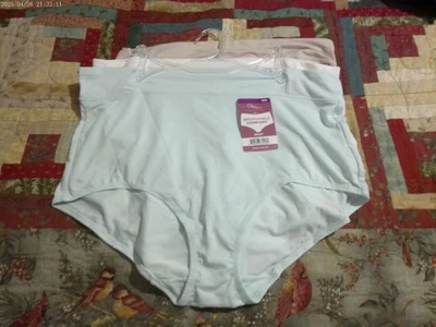 3 pares de bragas cortas Olga transpirables cómodas 54963 desnudas/blancas/verdes *NUEVAS* 9 Foto 1 de 4